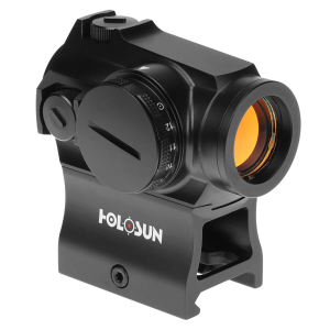 Holosun HE503RGD 503 Black Anodized 1 x 20mm 2 MOA Gold Dot/65 MOA Circle Multi Reticle, Red Dot Sight