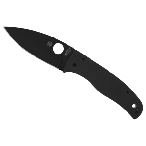 Spyderco Bodacious, Folding Knife, Plain Edge, Black G-10 Handle, Matte Finish, Black, 3.66 in Blade Length, CPM-S30V Steel C263GPBK