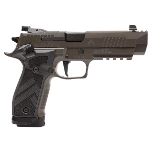 Sig Sauer 226X59LEGION10 P226 XFive Legion Full Size Frame 9mm Luger 10+1, 4.40 Black Steel Barrel, Legion Gray Cerakote Serrated Stainless Steel Slide, Frame w/Beavertail & Pic Rail, Legion Black TXG Panels w/Magwell Grip, Pistol