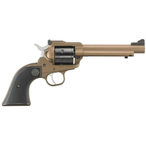 Ruger 2034 Super Wrangler 22 LR/22 WMR 6 Shot 5.50 Bronze Cerakote Steel Barrel & Frame, Black Cylinder, Black Checkered Poly Grip, Transfer Bar Safety, Exposed Hammer, Rimfire Revolver