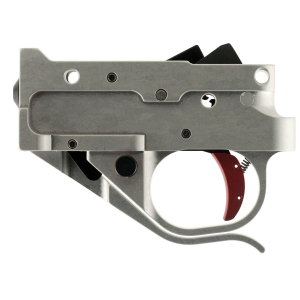 Timney Triggers 10222C16 Replacement Trigger Single-Stage Curved Trigger with 2.75 lbs Draw Weight & Silver/Black Finish for Ruger 10/22