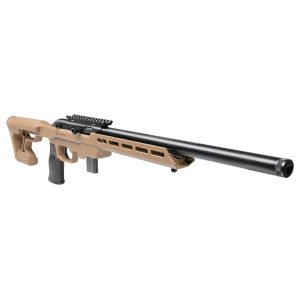 Savage Arms 45124 64 Precision 22 LR 10+1 16.50 in Matte Black Threaded Heavy Carbon Steel Barrel, Carbon Steel Receiver, M-Lok Compatible Forend, FDE Synthetic Chassis Stock, Rifle