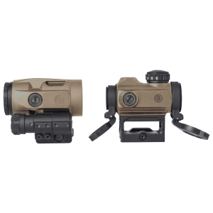 Sig Sauer Electro-Optics SORJ7201 Romeo MSR and Juliet3- MIcro Combo FDE Black 1x/3x 20mm/22mm 2 MOA Red Dot Reticle Illuminated