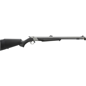 CVA PR2117SNW Wolf V2 Northwest 50 Cal Musket Cap 24 in Matte Stainless Barrel/Rec, Black Synthetic Furniture, Fiber Optic Sights Black Powder, Rifle