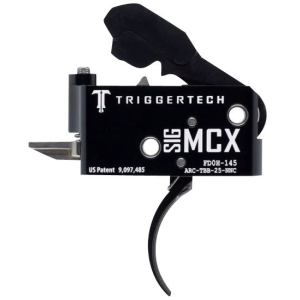TriggerTech ARCTBB25NNF Adaptable Two-Stage Flat Trigger with 2.50-5 lbs Draw Weight & Black PVD Finish for Sig MCX