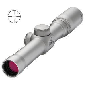 Burris 200229, Handgun Nickel 2x20mm 1 in Tube Plex Reticle