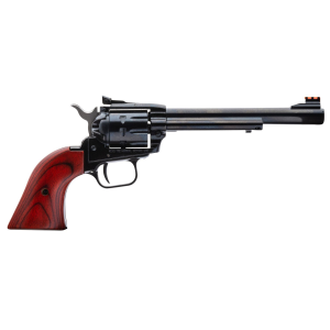 Heritage Mfg RR22999MB6AS Rough Rider 22 LR 22 WMR 9 Shot, 6.50 in Black Steel Barrel, Black Zinc Alloy Frame, Black Cylinder, Cocobolo Grip, Hammer/Thumb Safety, Exposed Hammer , Revolver