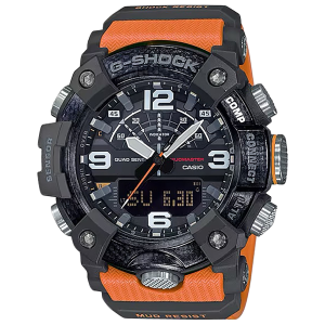 G-shock GGB1001A9 G-Shock Tactical MudMaster Keep Time Orange/Black Size 145-215mm Features Digital Compass
