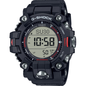 G-Shock GW95001 Casio Mudman Sports, Solar Green Face w/Black & Red Band