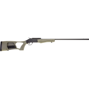 Rossi SSPTKY Tuffy Turkey 410 Gauge 1rd 3 in 26 in Alloy Steel Barrel & Receiver w/Matte Black Finish, Synthetic OD Green Fixed Thumbhole Stock w/Shell Holder (Youth), Shotgun