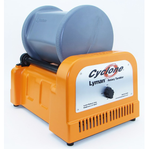 Lyman 7631550 Cyclone Rotary Tumbler Orange/Blue Multi-Caliber 1000 Cases 10 lbs