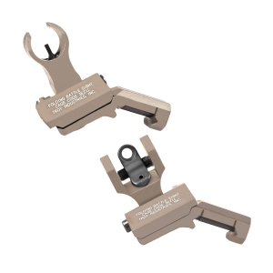 Troy 45 Degree Battle Sight, Fits Picatinny, Flat Dark Earth, HK Front Sight and Round Rear SSIG-45S-HRFT-00
