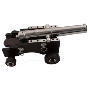 Traditions KCN8041 Old Ironsides Mini Cannon 50 Cal 9 in Silver Barrel Breech Action