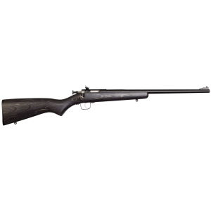 Crickett KSA2244 Youth 22 LR 1rd 16.12 in Blued Barrel & Receiver, Fixed Front/Adjustable Rear Peep Sight, Black Laminate Stock w/11.5 in LOP, Rebounding Firing Pin Safety, Rifle
