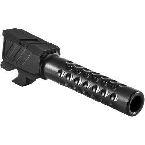 ZEV BBLZ320XCOMPACTPRO Pro Replacement Barrel 9mm Luger 3.60 in Black DLC Finish 416R Stainless Steel Material with Dimples for Sig P320 X-Compact