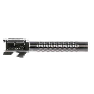 ZEV BBL17OPTDLC Optimized Match Grade 9mm Lugert Compatible w/Glock 17 Gen1-4t 4.49 in Black DLC 416R Stainless Steel Dimpled Barrel