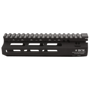 BCM MCMR7556BLK BCMGunfighter MCMR 7 in M-LOK, Style Made of Aluminum with Black Anodized Finish for AR-Platform