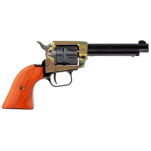 Heritage Mfg RR22999CH4 Rough Rider 22 LR 9 Shot 4.75 in Black Barrel, Black Cylinder, Simulated Case Hardened Zamak, Frame Cocobolo Grips , Revolver