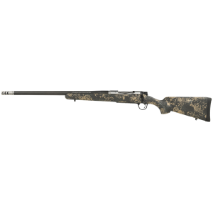 Christensen Arms 8010617500 Ridgeline FFT 7mm-08 Rem 4+1 20 in Stainless Threaded Barrel, Stainless Aluminum Receiver, Green w/Black/Tan Accents Fixed Sporter Carbon Fiber Stock, Left Hand, Rifle
