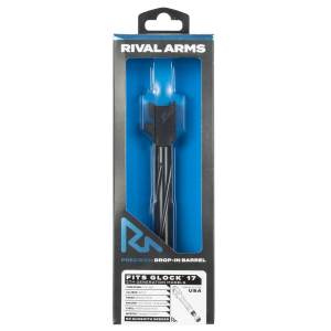 Rival Arms RA20G104A Precision V1 Drop-In Barrel 9mm Luger 4.49 in Black PVD Finish 416R Stainless Steel Material with Threading for Glock 17 Gen5