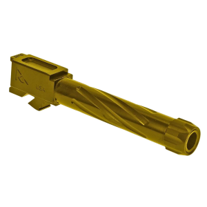 Rival Arms RA20G202E Precision V1 Drop-In Barrel 9mm Luger 4.02 in Gold PVD Finish 416R Stainless Steel Material with Threading for Glock 19 Gen3-4