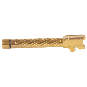 Shadow Systems Match Grade, 5 in Threaded Barrel, Spiral Fluted, 9MM, Fits Shadow Systems DR Models, Titanium Carbo-Nitride Finish, Bronze SG9CL-00-03TSPL-BRZ