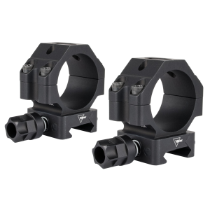 Trijicon Scope Rings, 30mm Low, Q-LOC, Fits Picatinny, Anodized Finish, Black AC22064
