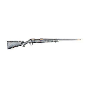 Christensen Arms 8010621400 Ridgeline FFT 300 PRC 3+1 22 in Burnt Bronze Cerakote Threaded Barrel, Burnt Bronze Cerakote Aluminum Receiver, Green w/Black/Tan Accents Fixed Sporter Carbon Fiber Stock, Left Hand, Rifle