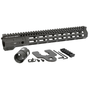 Midwest Industries MINF135 Night Fighter 13.50 in M-LOK Black Hardcoat Anodized Aluminum Includes Barrel Wrench, Nut, & 5 Slot Rail