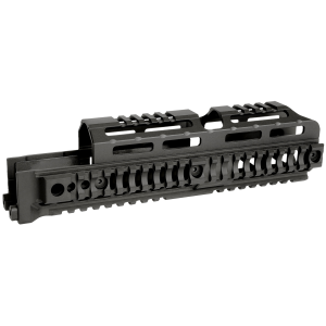 Midwest Industries MIAKALPHAQR10 AK Alpha Black 6061 Aluminum AK-47/AK-74 10.0 Long, Forend