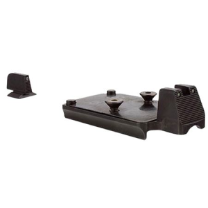 Trijicon 600757 RMR/SRO Mount w/Integrated Bright & Tough Night Sights- 1911 Black | Green Tritium White Outline Front Sight Green Tritium Black Outline Rear Sight