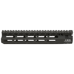 BCM MCMR10556BLK BCMGunfighter MCMR 10 in M-LOK, Style Made of Aluminum with Black Anodized Finish for AR-Platform