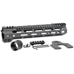 Midwest Industries MICRLW105 Combat Lightweight AR-15 Black Hardcoat Anodized Aluminum/Polymer 10.50 in Picatinny/M-LOK