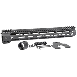 Midwest Industries MICRLW14 Combat Lightweight AR-15 Black Hardcoat Anodized Aluminum/Polymer 14 in Picatinny/M-LOK