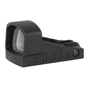 Shield Sights SHIELD Mini Sight, Compact, Red Dot Sight, Non Magnified, Fits SMSc Footprint, 8MOA Dot, Black SMSC-8MOA-POLY