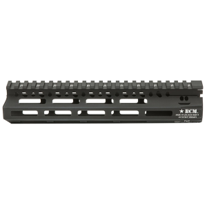 BCM MCMR9556BLK BCMGunfighter MCMR 9 in M-LOK, Style Made of Aluminum with Black Anodized Finish for AR-Platform
