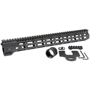 MIDWEST INDUSTRIES INC MICRM15 M-Series AR-15 6061 Aluminum Black Hard Coat Anodized 15 in