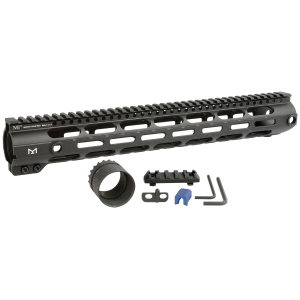 Midwest Industries MICR30815 Combat Handguard AR-308/LR-308 Black Hardcoat Anodized 15 in 6061-T6 Aluminum