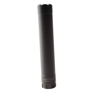 CGS Hydra Suppressor, 22 LR 1 in Black Anodized 7075-T6 Aluminum 1/2 in-28 tpi, CGSHYDRAAL22