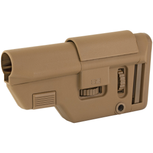 B5 Systems Collapsible Precision Stock CPS-1402, Coyote, Short Length Cheek Riser CPS-1402