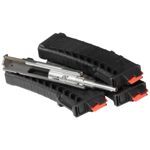 CMMG 22BA6AE Bravo Compatible w/ 5.56/ .223 AR Platform, Rifles 22 LR 10rd Includes 3, Magazines Conversion Kit
