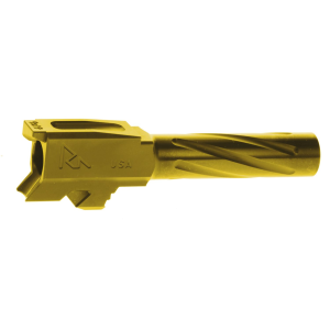 Rival Arms RARA20G301E Precision V1 Drop-In Barrel 9mm Luger 3.41 in Gold PVD Finish 416R Stainless Steel Material for Glock 43, 43X