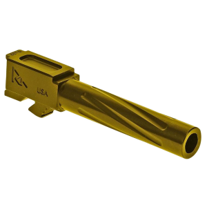 Rival Arms RA20G203E Precision V1 Drop-In Barrel 9mm Luger 4.02 in Gold PVD Finish 416R Stainless Steel Material for Glock 19 Gen5