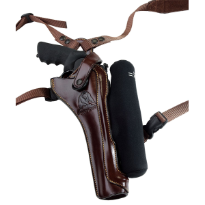 Galco KH172H Kodiak Hunter Chest Havana Brown Leather Shoulder/Torso Strap Fits S&W X Frame 8.375 in Right Hand, Holster