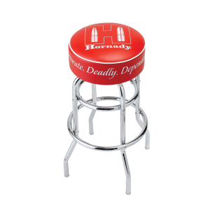 Hornady 99103 Reloading Bench Stool Chrome Red Chromed Steel Vinyl