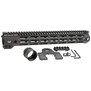 Midwest Industries MIG4M14 Tactical G4M Handguard AR-15 Black Hardcoat Anodized Black 14 in 6061-T6 Aluminum M-LOK