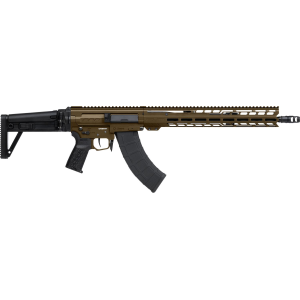 CMMG 86AD60BMB Dissent MK47 7.62x39mm 30+1 (2) 16.10, Midnight Bronze Rec/15 M-Lok Handguard, Side Charging Handle, Black Side Fold Stock & Zeroed Grip, Muzzle Brake, 60/90 Ambi Safety, Adj. Gas Block, Rifle