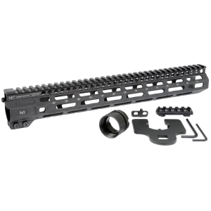 MIDWEST INDUSTRIES INC MICRM14 M-Series AR-15 6061 Aluminum Black Hard Coat Anodized 14 in