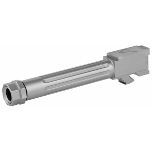 Agency Arms Mid Line Barrel MLG19G5T-FSS, 9MM, Stainless Finish, Threaded And Fluted, Fits Glock 19 Gen 5 MLG19G5T-FSS
