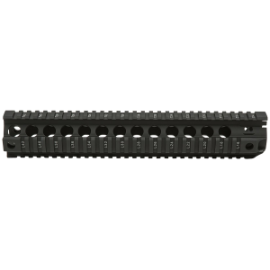 BCM QRF12556BLK QRF 12 in Style Made of Aluminum with Black Anodized Finish & Picatinny Rail for AR-Platform